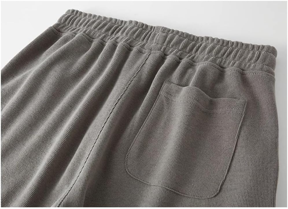 Men's Casual Loose Shorts Elastic Waist Solid Shorts Simple Basic Essential Half Length Pants