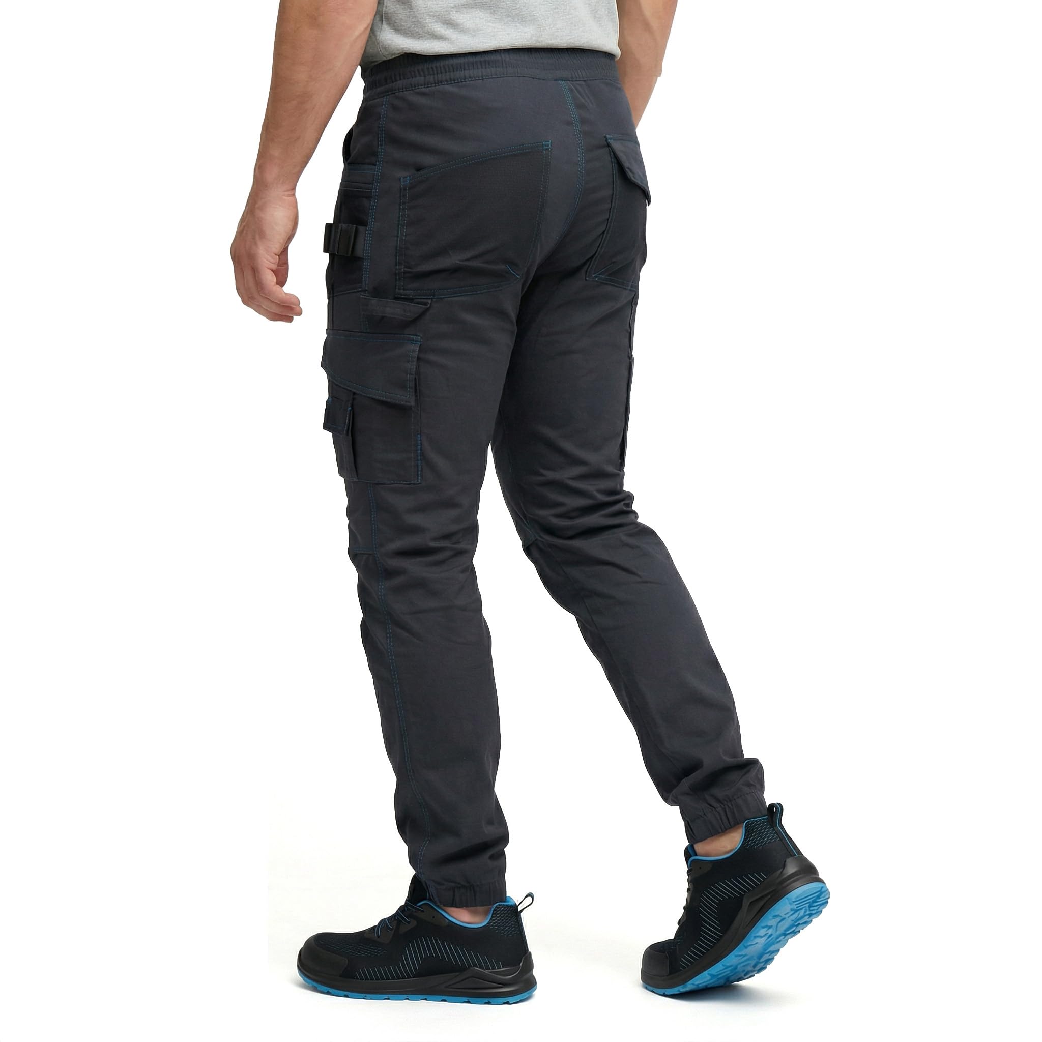 DINOZAVR Pantalones de Hombre Revolt Sport - Pantalones de Trabajo de Hombre - Pantalones de Hombre elásticos con Bolsillos multifuncionales