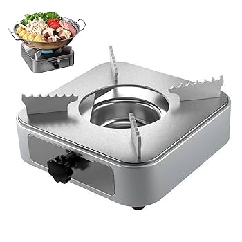 Amazon | 固形燃料コンロセット 鍋蒸し付 卓上のコンロ 鍋蒸し