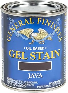 General Finishes Oil Base Gel Stain, 1 Pint, Java