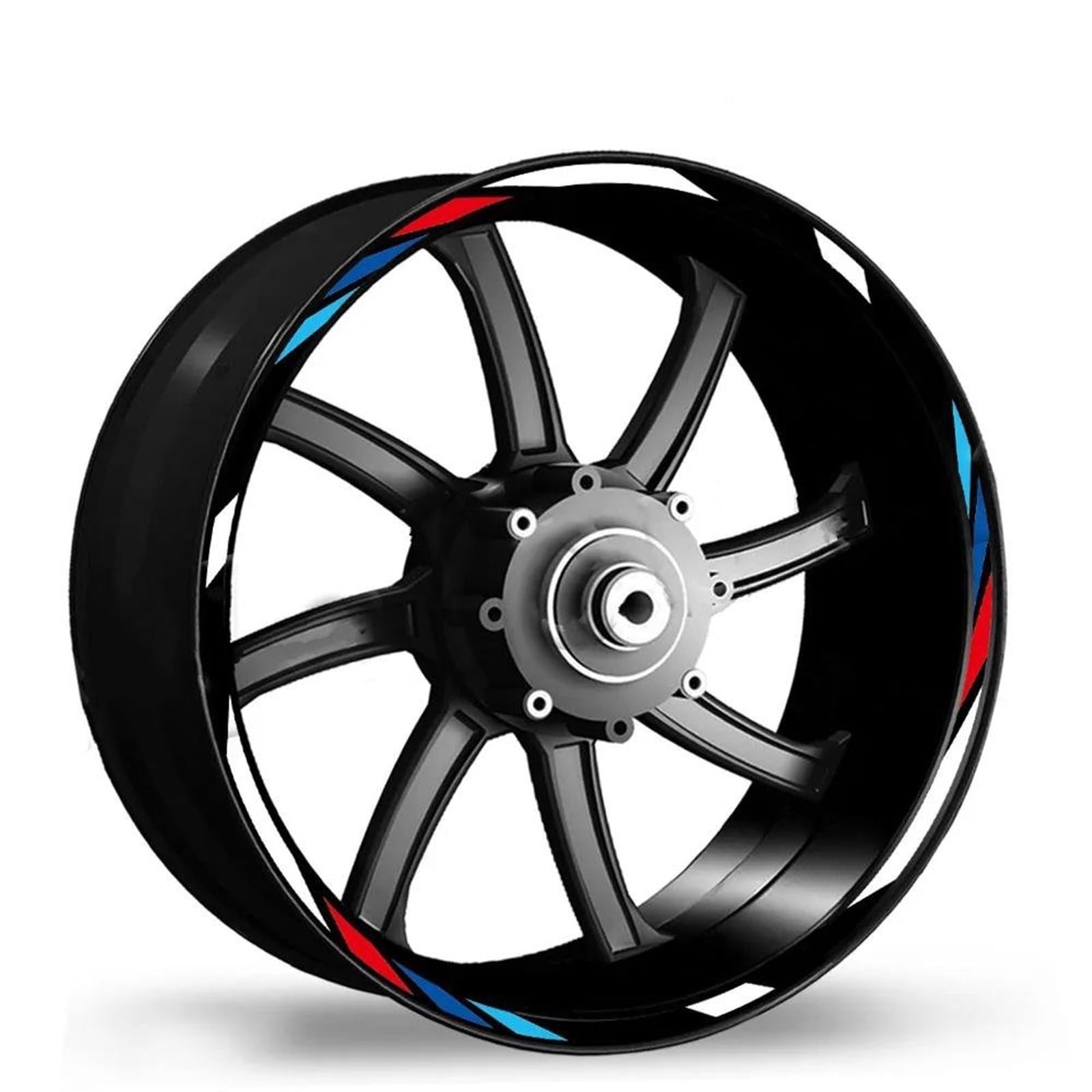 Stickers Motorcycle Wheel Stickers Decorative Rim Reflective for Z750 Z800 Z900 Z1000 for Ninja 650 400(Style 12)