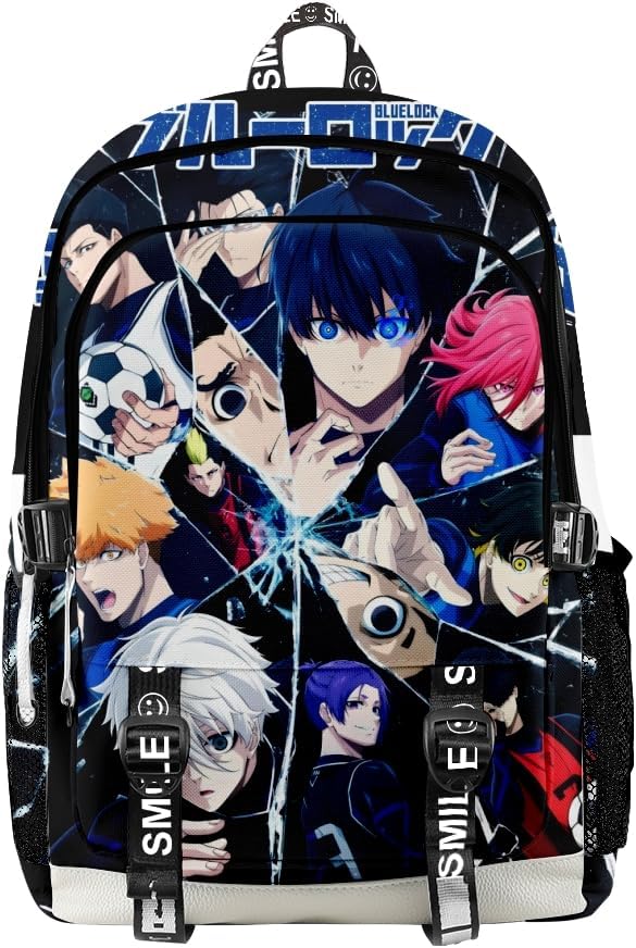 ISaikoy Anime BLUE LOCK Backpack Isagi Yoichi Daypack Laptop Bag 3D Printing School Bag Bookbag 5