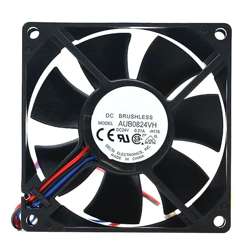 AUB0824VH DC 24V 0.21A 80x80x25mm 3-wire inverter Cooling Fan