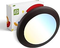 Vista 17 de ASD Paquete de 12 luces LED de disco de 6 pulgadas, 15 W, 3000 K, blanco cálido, 1200 lm CRI90+, lámpara de techo regulable, disco de montaje