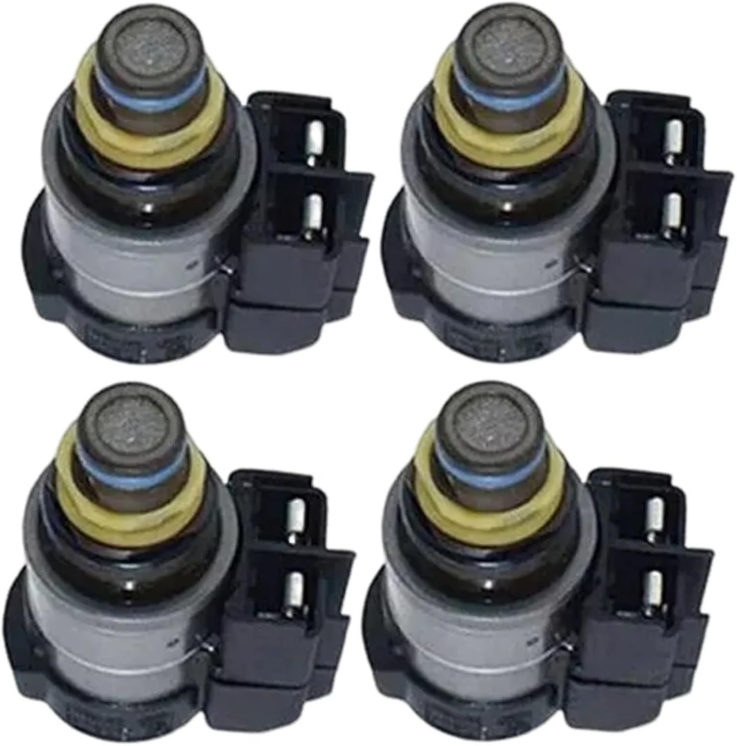 4pcs 722.8 Transmission Solenoid 2202271098 A220227109 Compatible With Benz 7 Speed Transmission Drivetrain Automatic Parts
