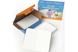 Funto Blank Watercolor Note Cards with Envelopes