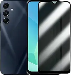 [GL CASES] Película Privacidade Samsung Galaxy A16 Anti Risco Privativa De Vidro Temperado 3D Proteção 9H Pelicula Samsung Galaxy A16 Anti Espião Cobertura Total Da Tela + Kit Limpeza Para Aplicação