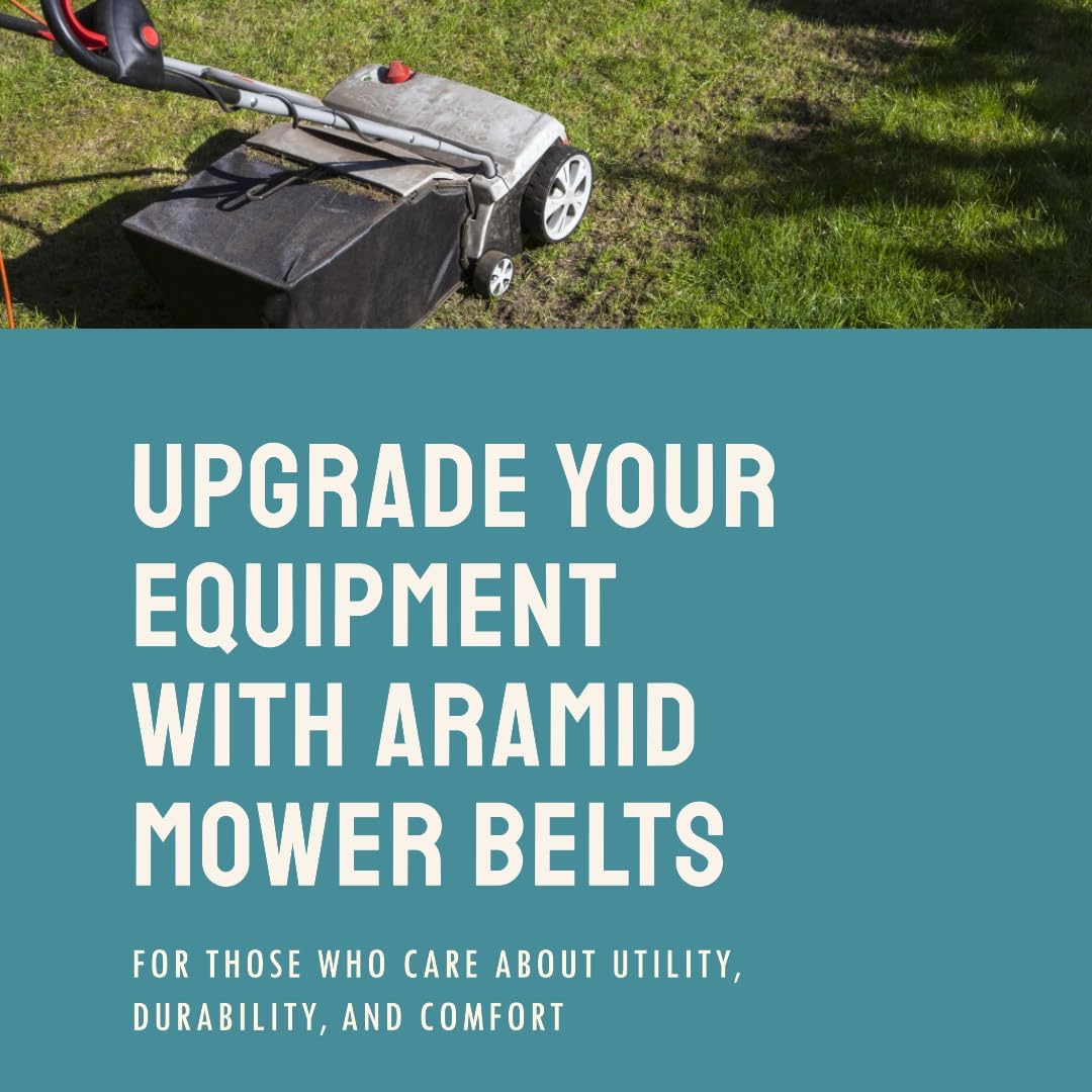 GX20305 Lawn Mower Deck Belt Made with Kevlar 139.500 inches Compatible with John Deere 1642HS 1742HS L120 L130 L2048 L2548 GY20571