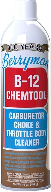 Berryman B-12 Chemtool Carburetor, Choke & Throttle Body Cleaner