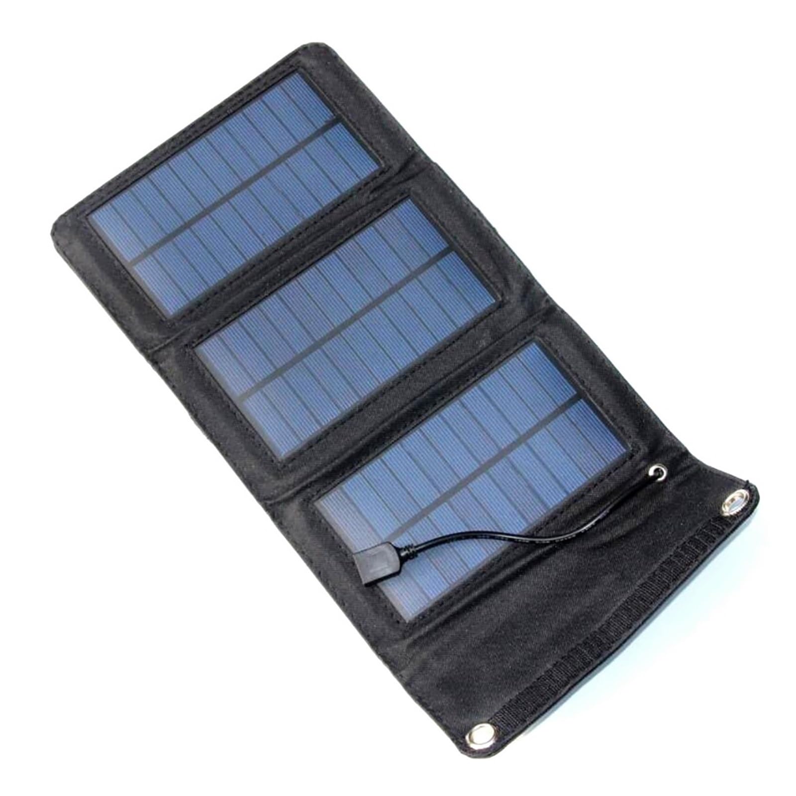 Paneles solares plegables para camping y senderismo con cargador de batería para turismo