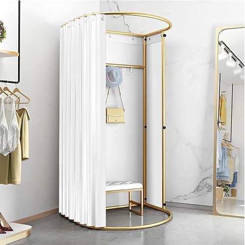 LXWKAI Vestiaire mobile, vestiaire, vestiaire, vestiaire portable, amovible avec rideau d'ombrage, vestiaire utilisé dans les centres commerciaux vestiaires
