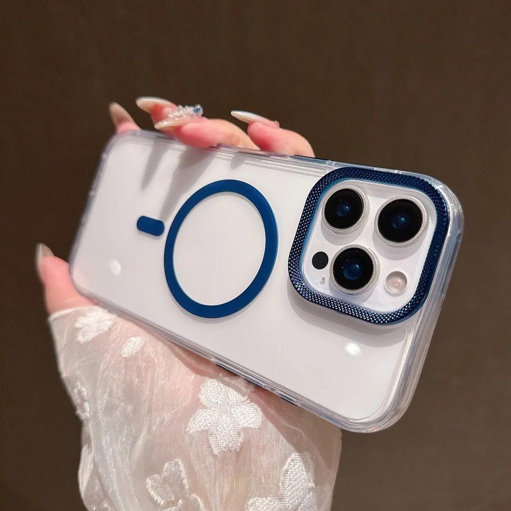 Coque iPhone 12 Pro Max transparente plaquée avec motif diamant - 8
