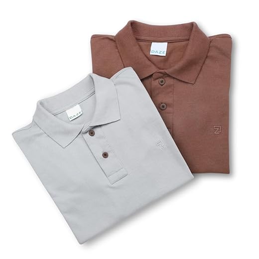 KIT 2 Camisas Polo Masculina Algodão