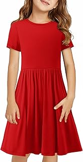 Adorable Red Dresses for Children