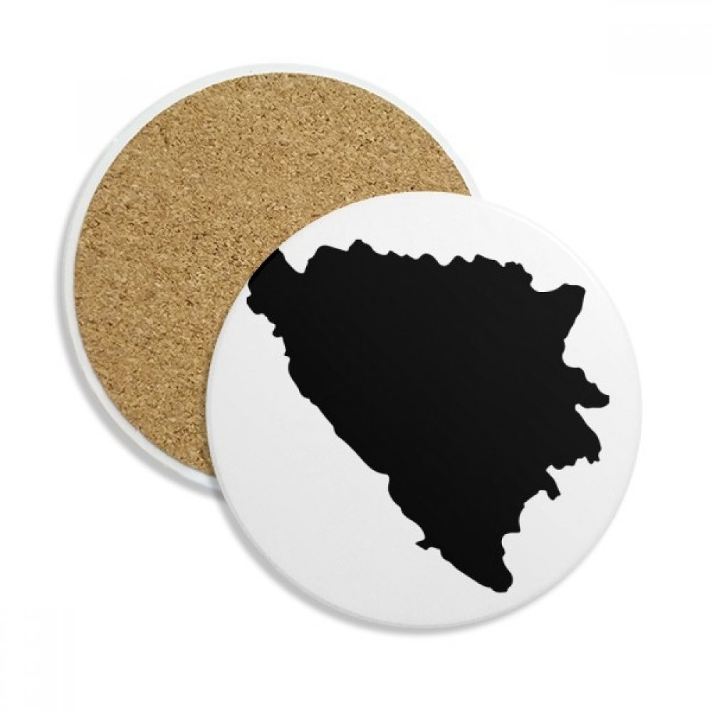 Cadeau multicolore Bosnie-Herzégovine set de dessous de verre en pierre