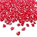 Acrylic Color Ice Rock Crystals Treasure Gems for Table Scatters, Vase Fillers, Event, Wedding, Arts & Crafts, Birthday Decoration Favor (190 Pieces) by Super Z Outlet (Red)