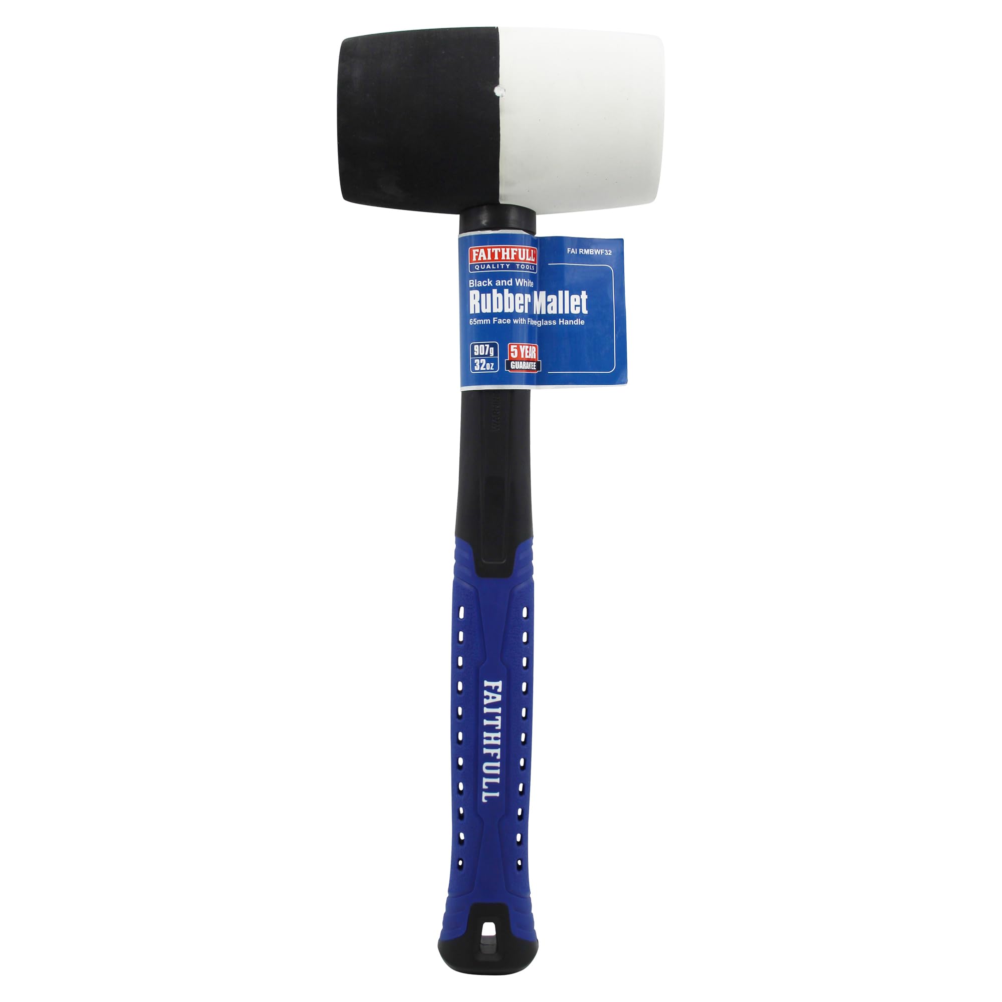 Faithfull Combination Rubber Mallet 907g (32oz) - Image 4