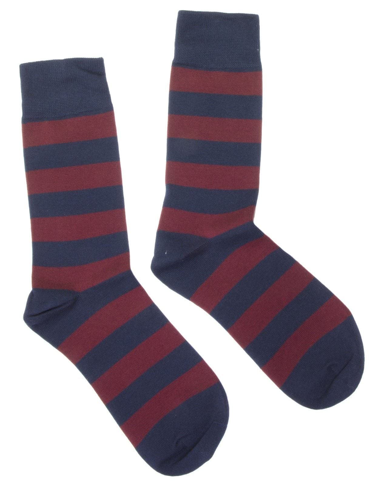 The Regimental Shop Men's Maroon/Navy Household Division Regital Socks