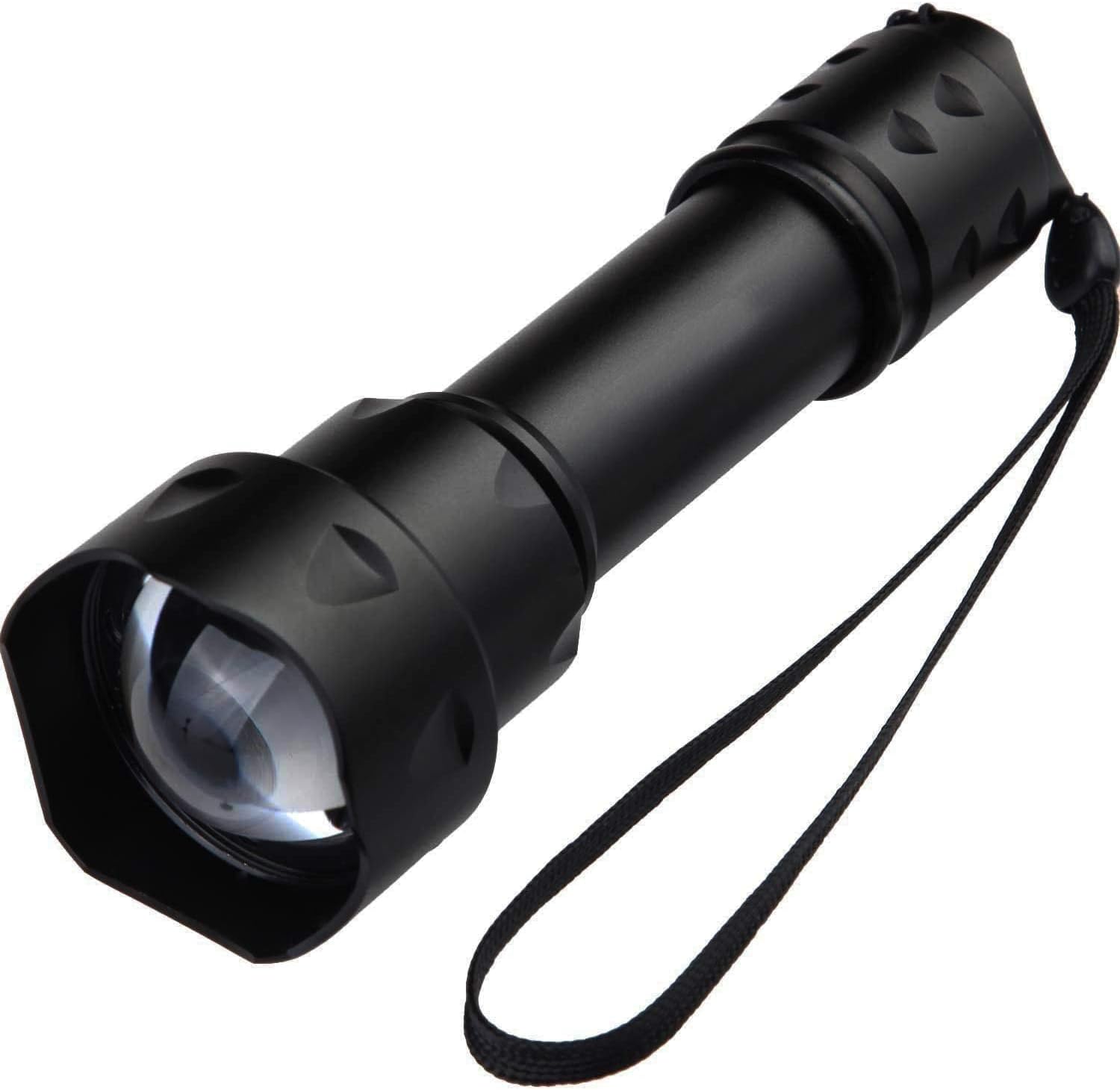 S20 5W 850nm IR Illuminator LED Single Mode 38mm Zoomable Infrared Light Torch,Night Vision Waterproof Hunting Flashlight with Remote Switch