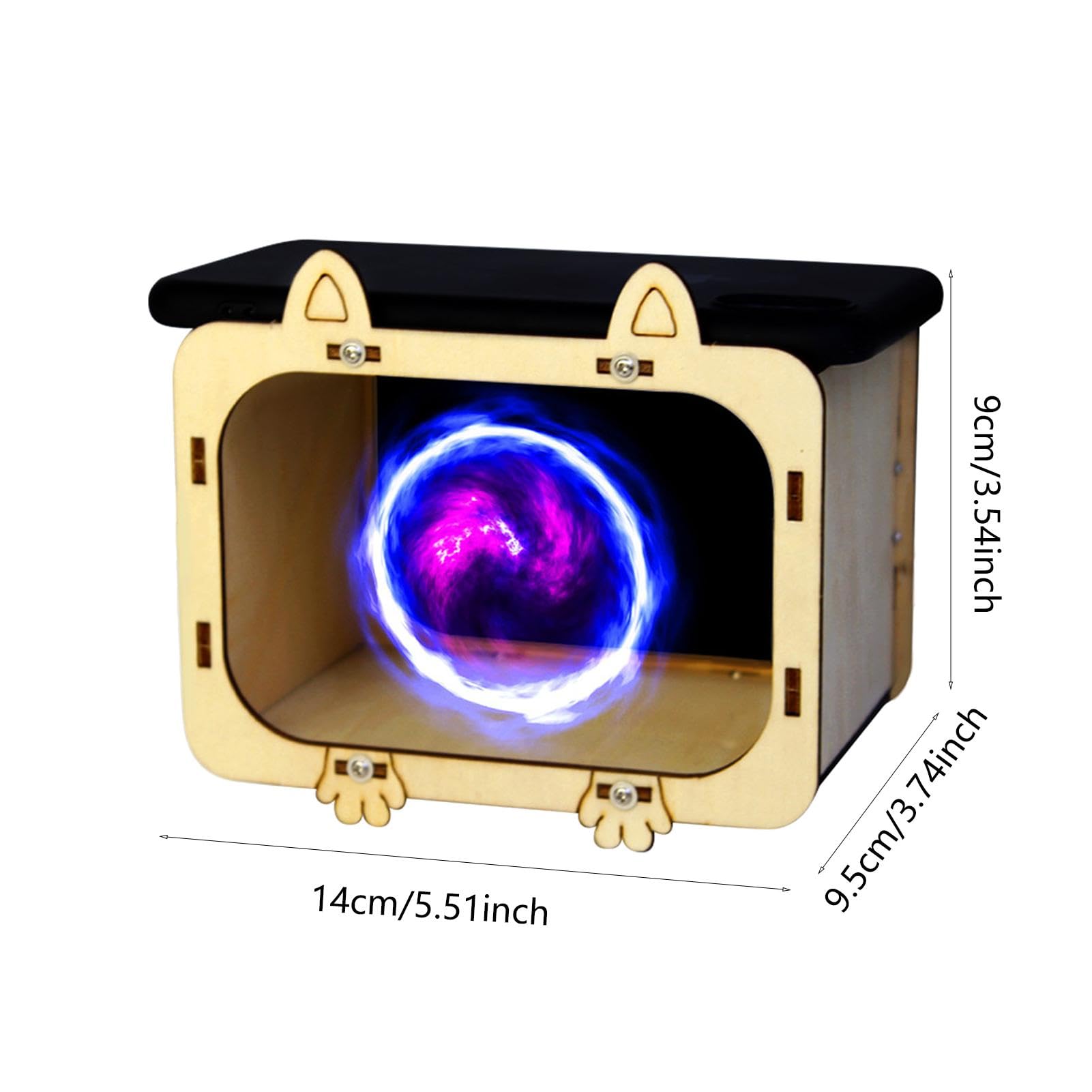 Phone Hologram Projector,Wooden Cardboard Home Cinema Theater | Mobile Phone Hologram Projector,Wooden Cardboard Home Cinema Theater | Mobile
