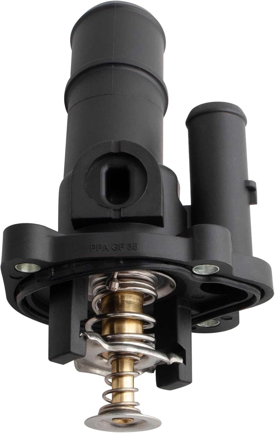BOXI 902-1125 Engine Coolant Thermostat Housing Assembly Fits for Ford EcoSport Escape Explorer Focus Fusion Taurus/for Lincoln MKT MKZ MKC/for Mazda 3 5 MX-5 Miata/Replaces CJ5Z8575A 514160