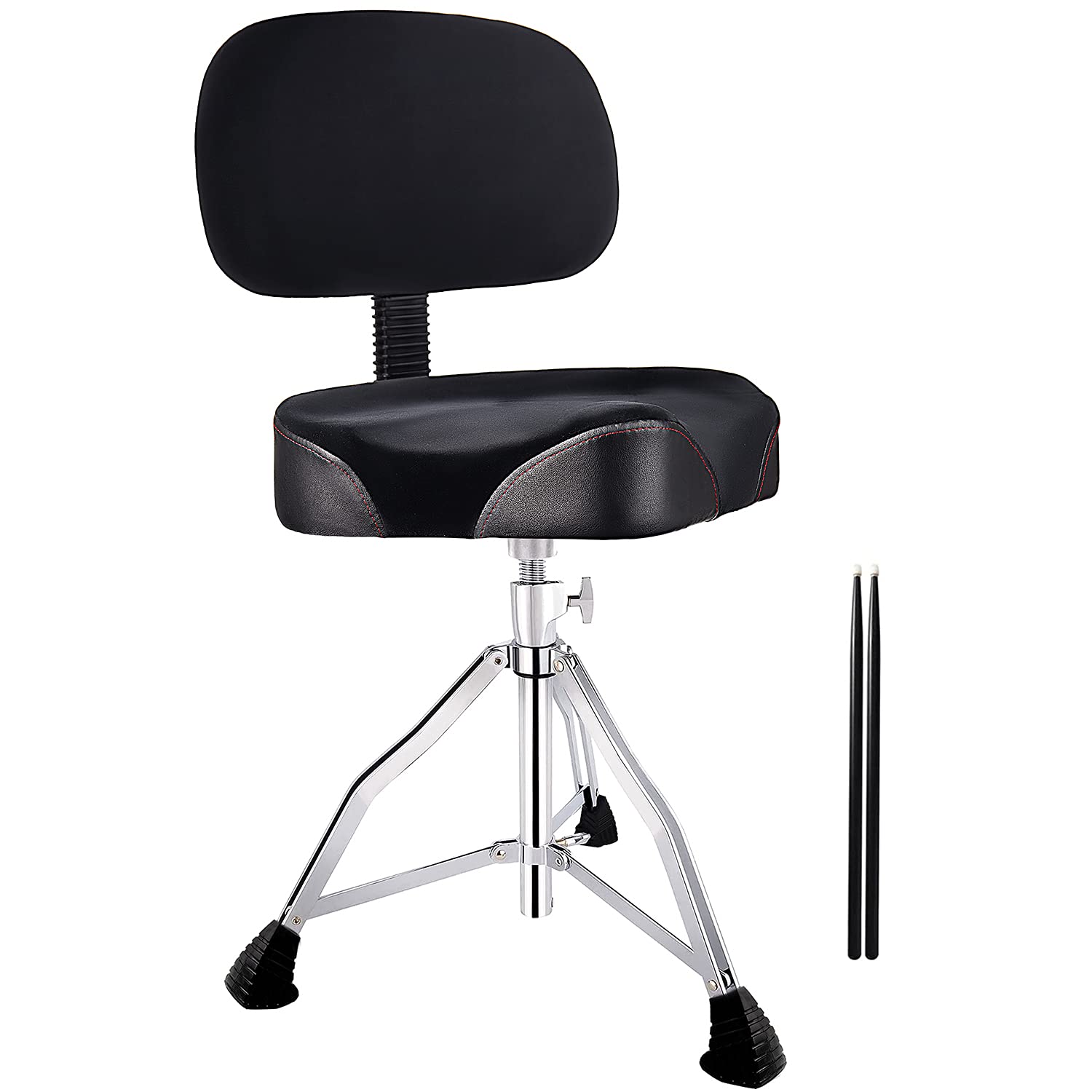 Buy CHACHAZO Drum Throne Drum Chair with Backrest, Drum Stool with Back