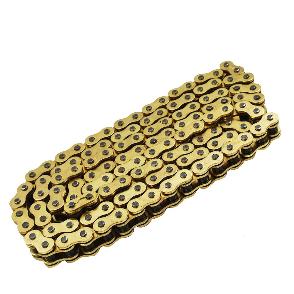 Amazon.com: munirater 525 O-Ring Gold Drive Chain 120 Links