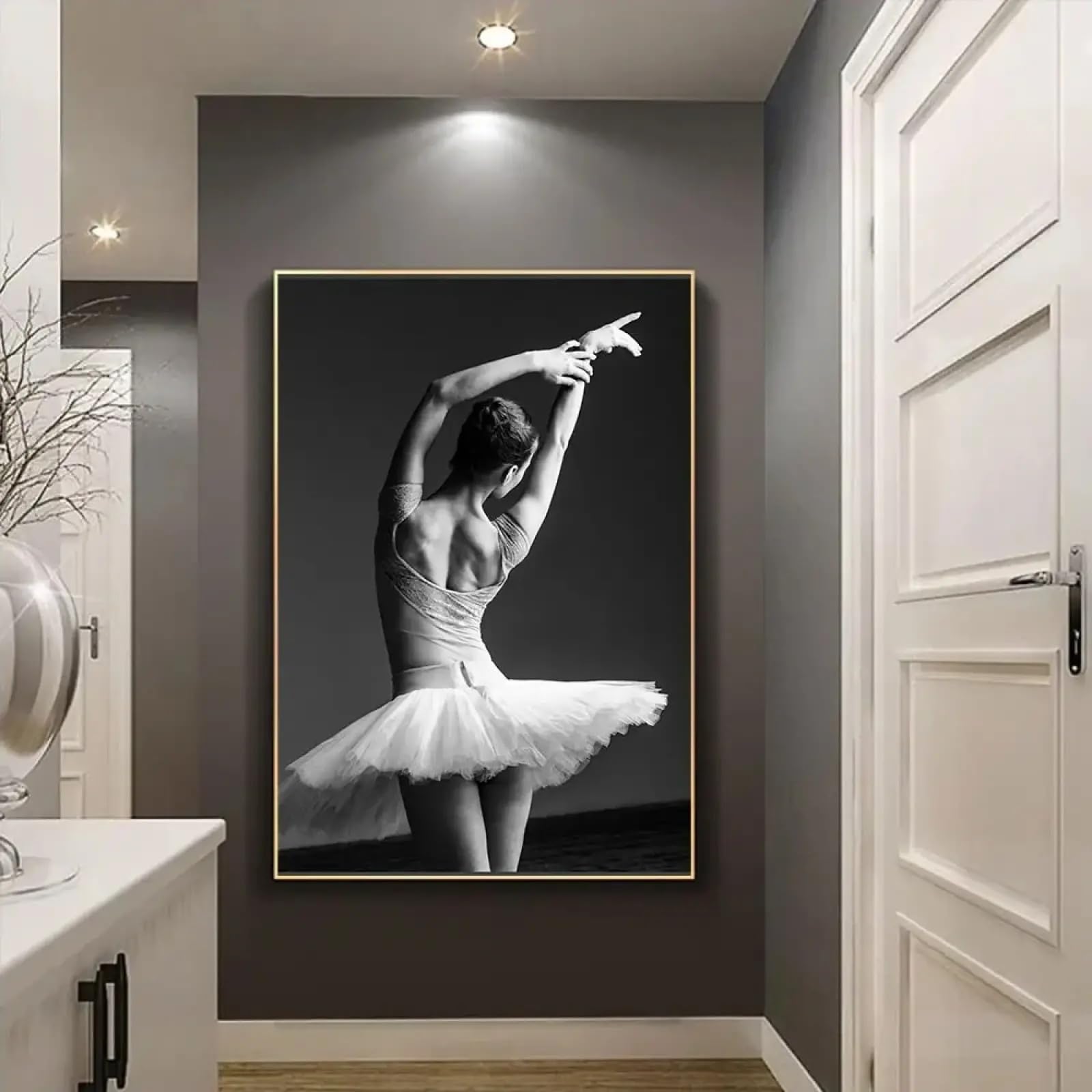 Décoration de chambre intérieure sans cadre toile de danseuse chic - 6