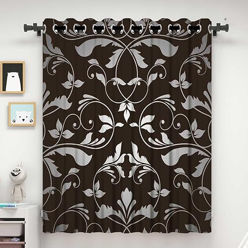 Miniatura 7 de Cortinas de un solo panel, cortinas abstractas de acuarela azul para armarios sin puertas, cortinas para cuartos separados (ancho), 47 x 59 pulgadas