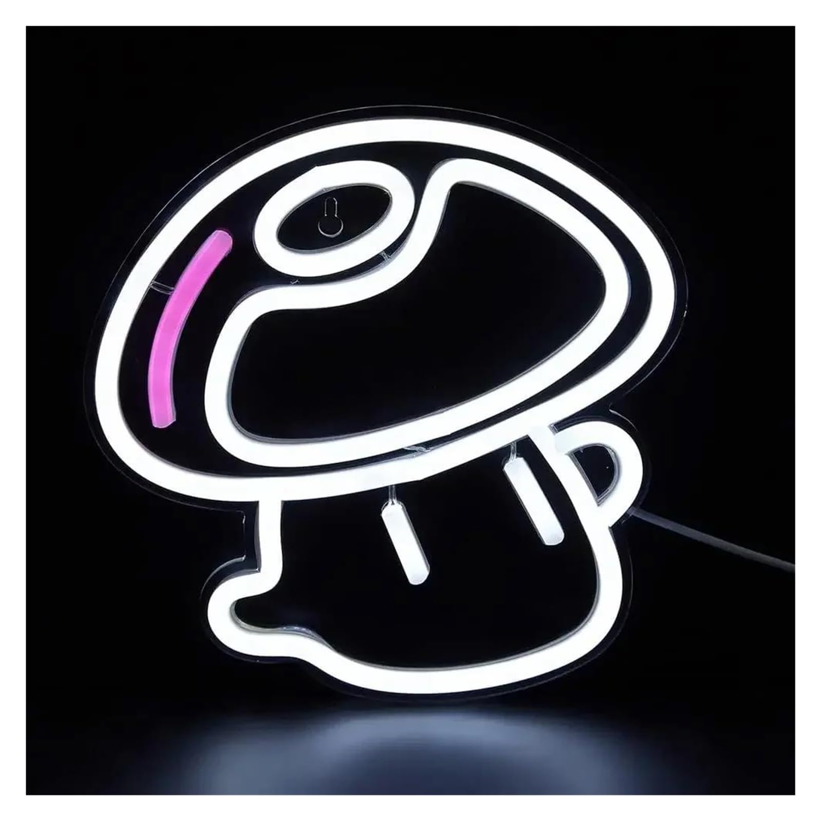 LEMST Signs Lamp Mushroom Neon Cute Neon Sign Bedroom Living Room Decor Lamp for Children Kids Girls Boys Decor 20x20cm