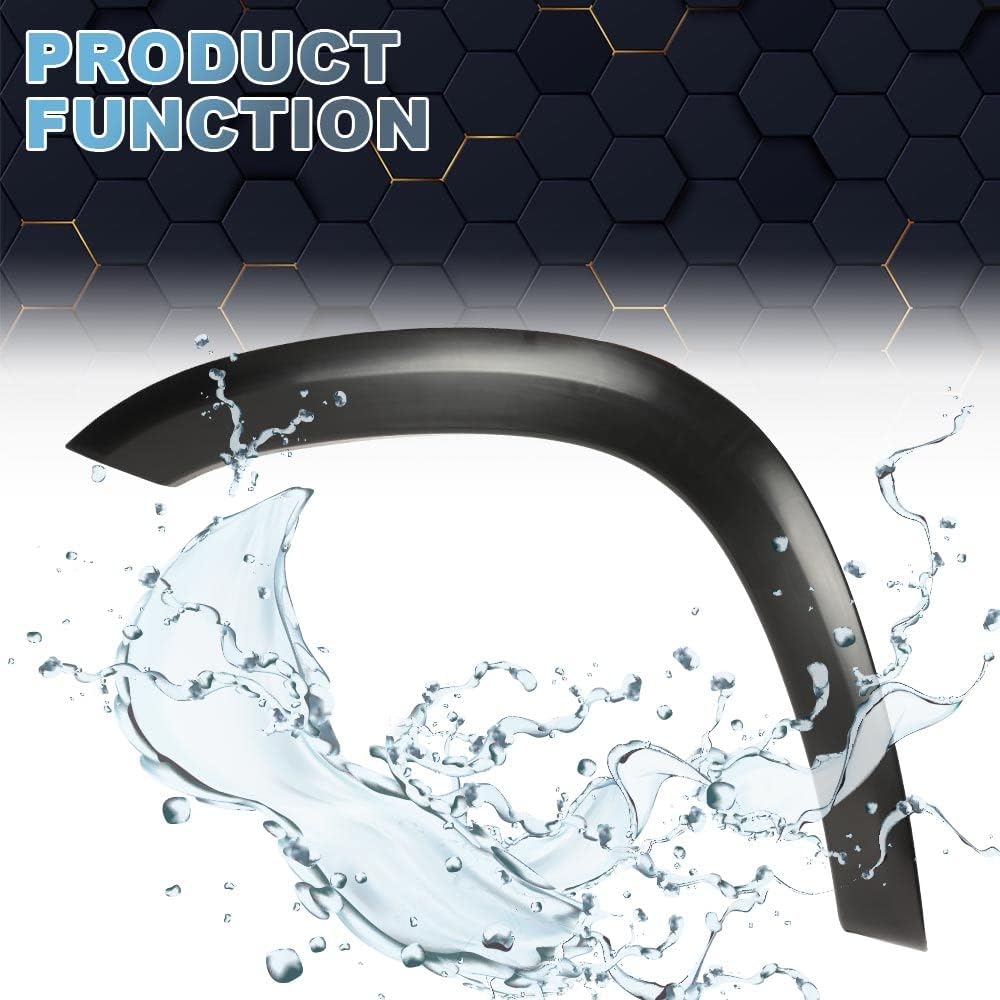PIT66 Fender Flare, Compatible with 2006-2012 Toyota RAV4 (submodel: Base, Limited, Sport) Front Left #756120R901#TO1268104
