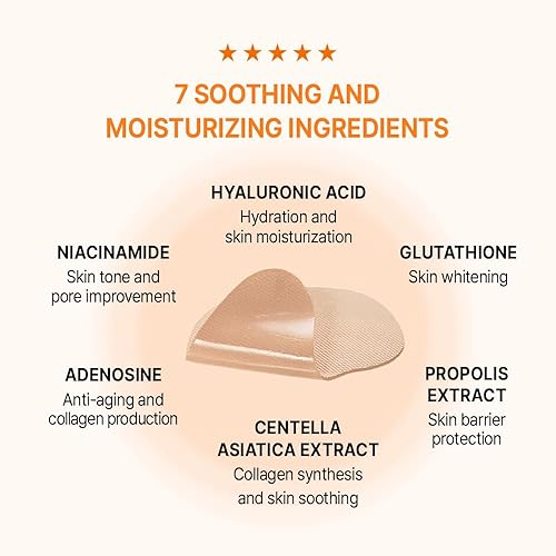 Miniatura 7 de BLOCK&CARE - Parches de golf para protección solar, protección UV, parches faciales para actividades al aire libre, 5 pares de parches de gel con