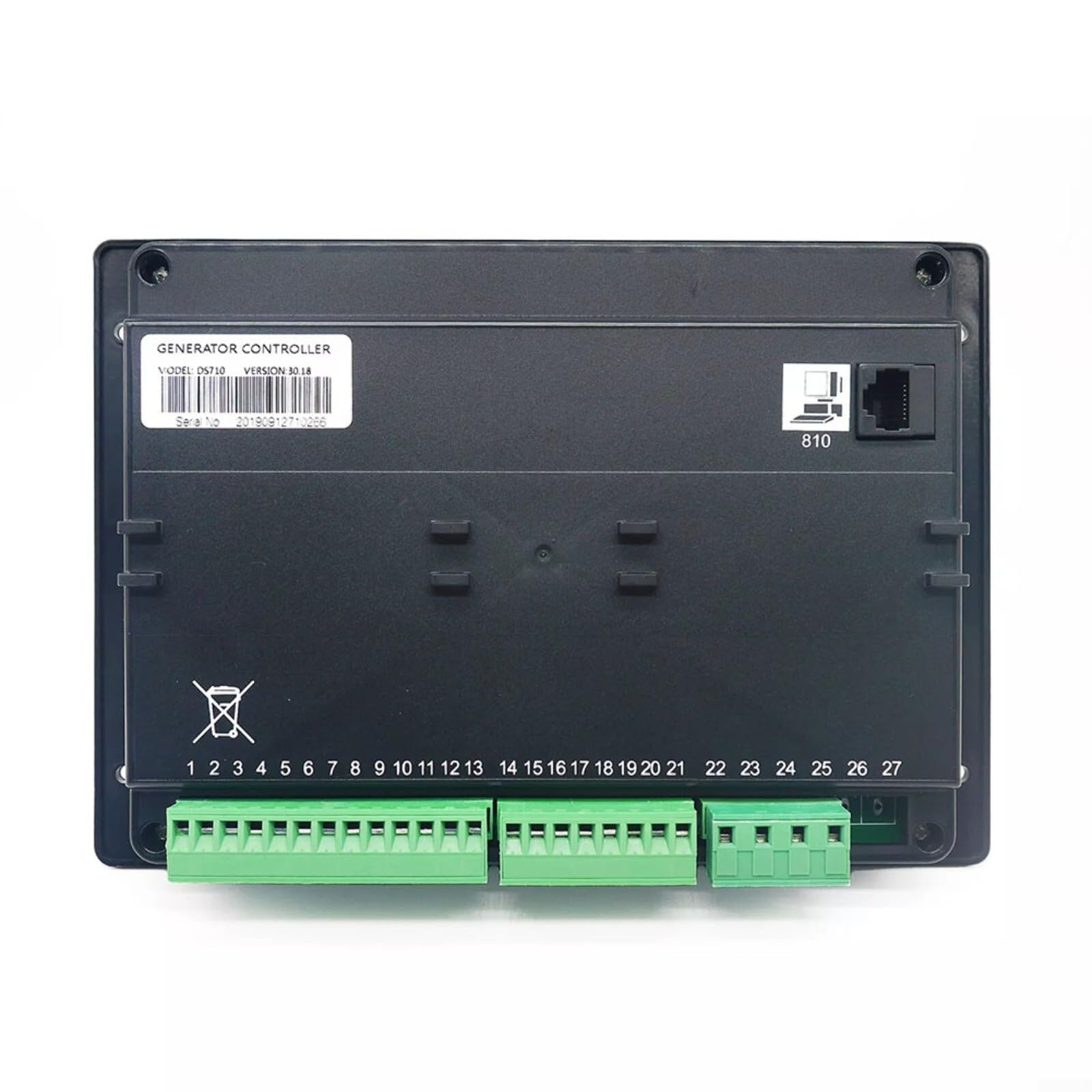 DSE710 Generator diesla, moduł sterujący do automatycznego uruchamiania, monitorowania napięcia, częstotliwości i ciśnienia oleju, wyświetlacz LCD, kompatybilny z zestawami generacji, 8-35 V DC