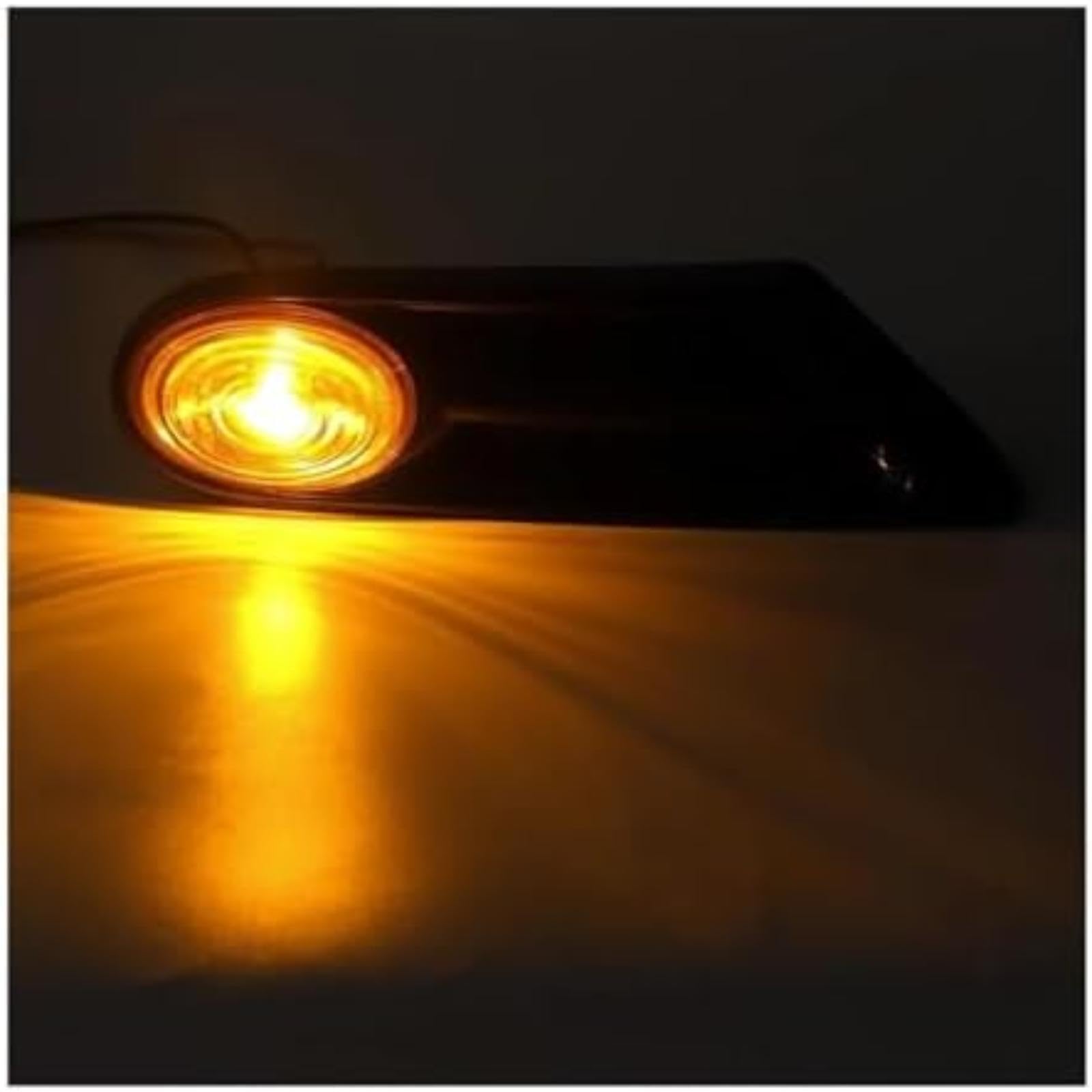 Dla BMW, dla Cooper R56 R57 Osłona reflektora Lampy przednie Osłony boczne Światło obrysowe samochodu Kierunkowskaz Migacz Lampka sygnalizacyjna w lusterku bocznym (Amber) Lampka (Amber)