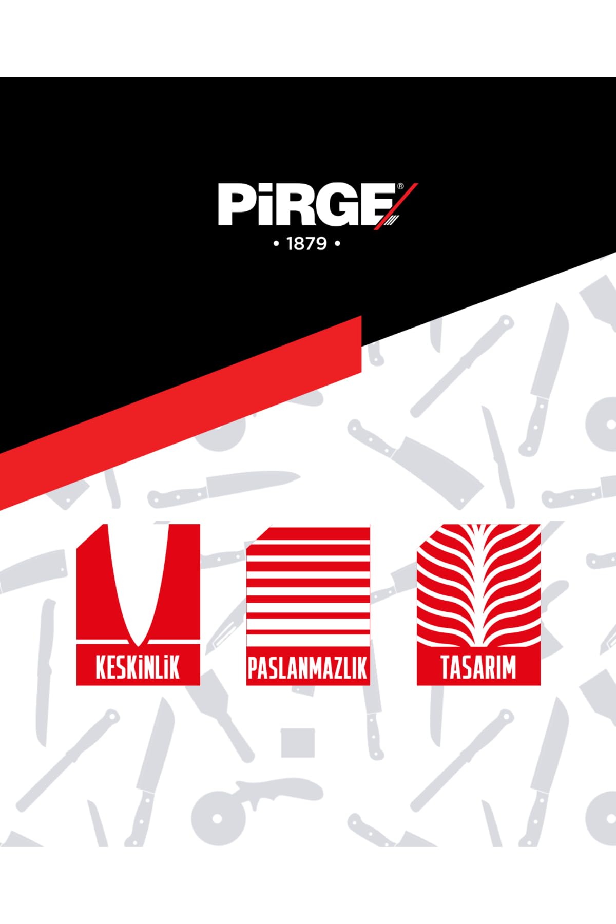 Pirge Duo Kasap Bıçağı No.3 19 cm
