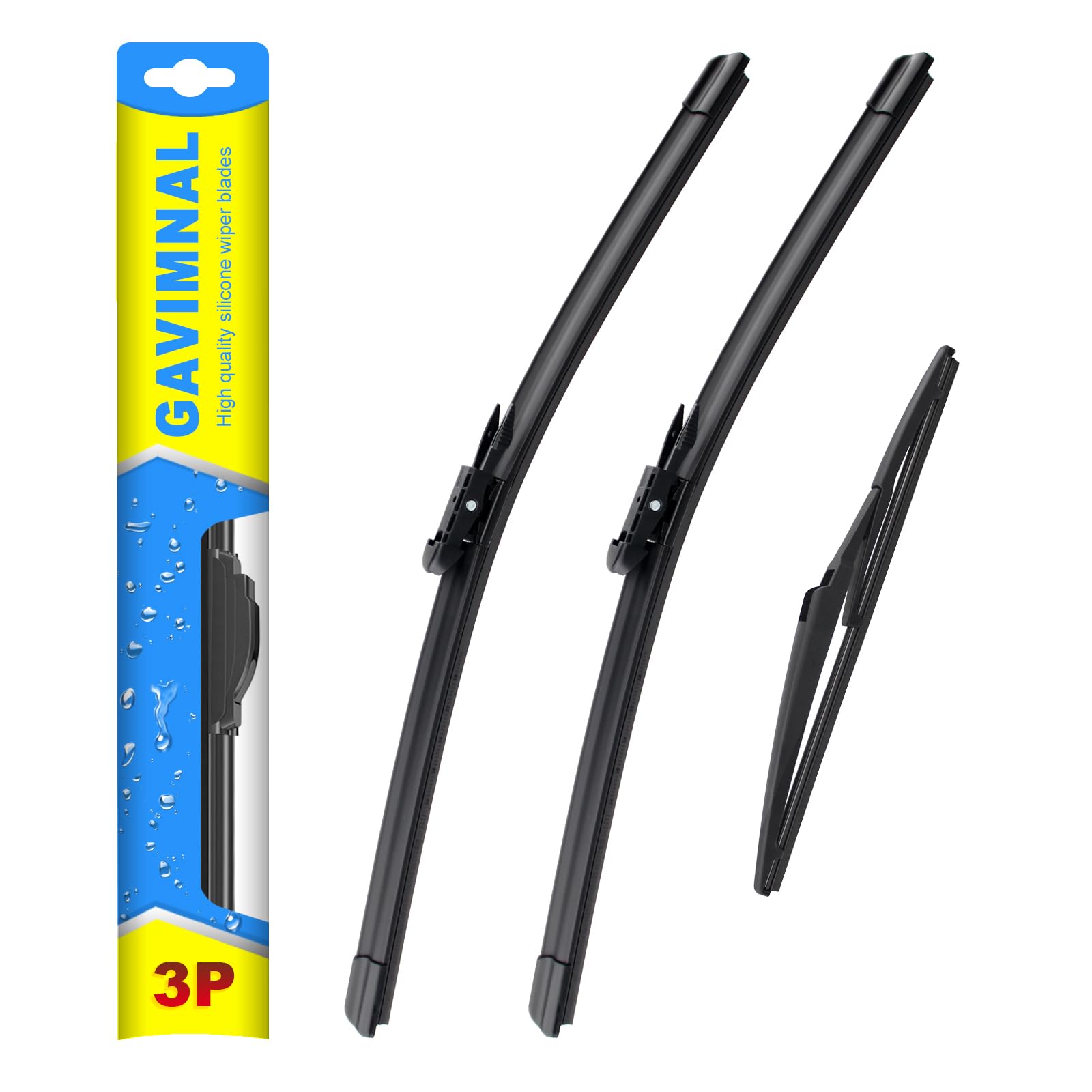 Gavimnal 3-Piece Silicone Wiper Set