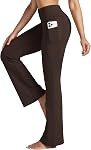 Willit Pantalons de yoga pour femmes Leggings de flammes Legging de haute taille de l'entraînement Leggages de tummy contrôle avec des poches 29" 31"