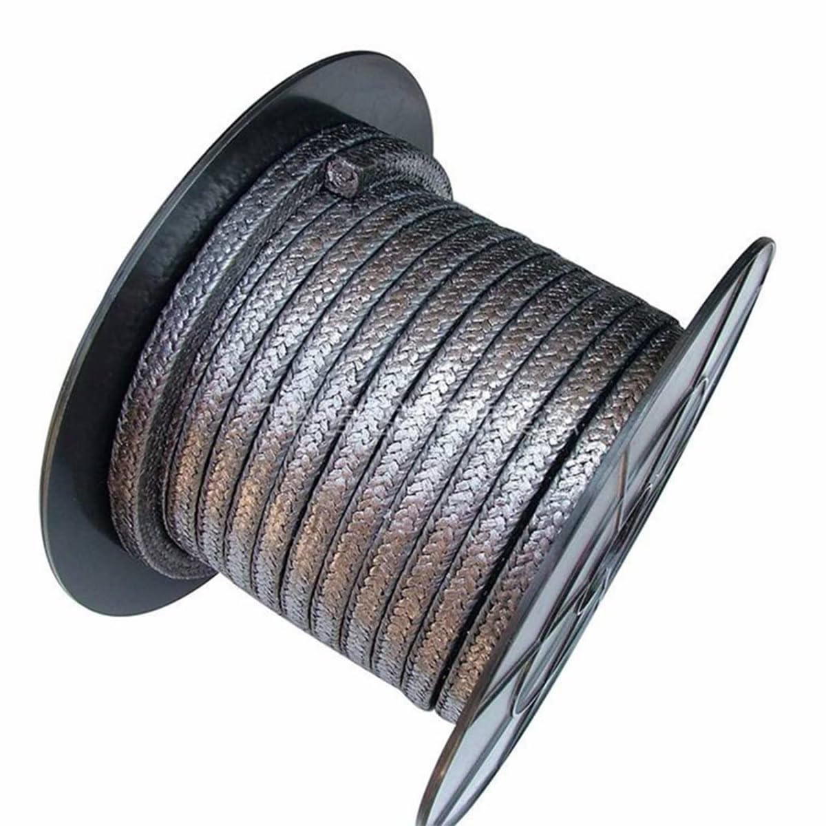 Baderna intrecciata in grafite Baderna a compressione flessibile in grafite for valvole di pompe o tenute meccaniche(8mm*8mm*1000mm)