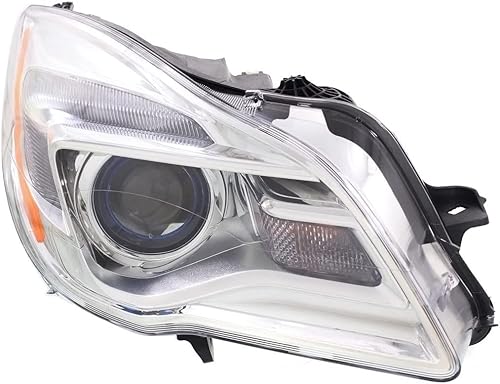 Miniatura 5 de KarParts360 Para Buick Regal 2014 2015 2016 2017 Conjunto de faros delanteros  con anillo azul  halógeno  Certificado CAPA  Reemplazo para