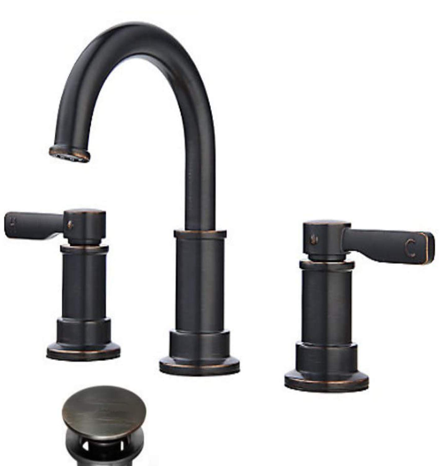 Pfister Breckenridge 8 Widespread Bathroom Faucet in Tuscan Bronze