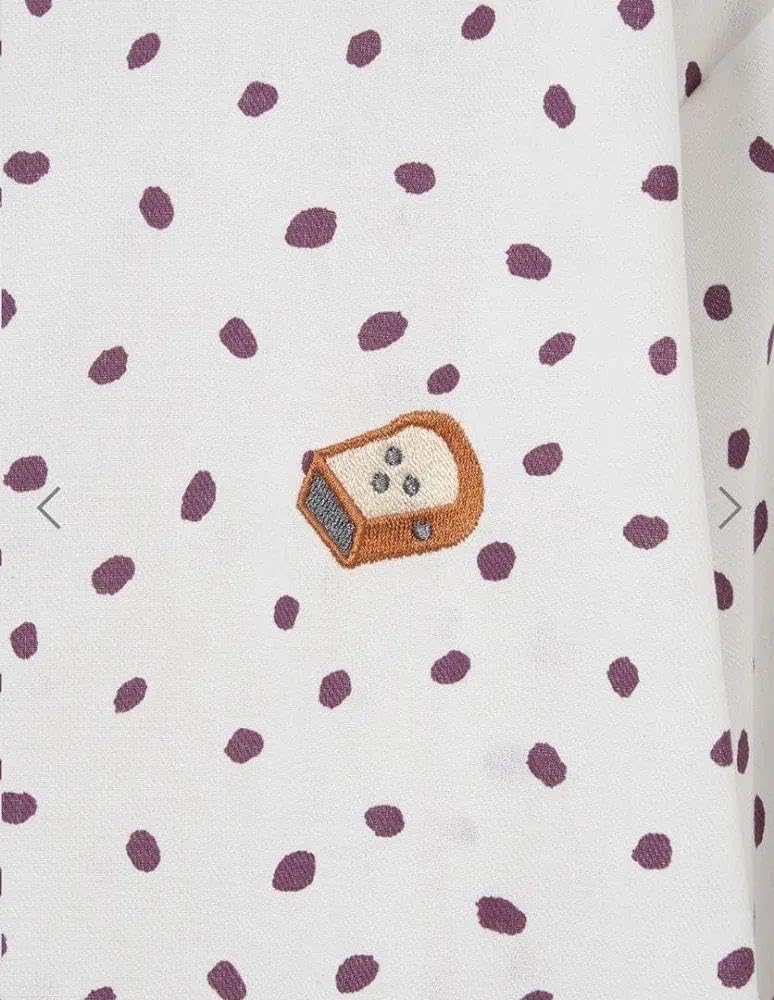 グラニフ パンどろぼう ぶどうパン シャツワンピース グラニフ ぶどうパン パンどろぼう シャツワンピース｜Yahoo