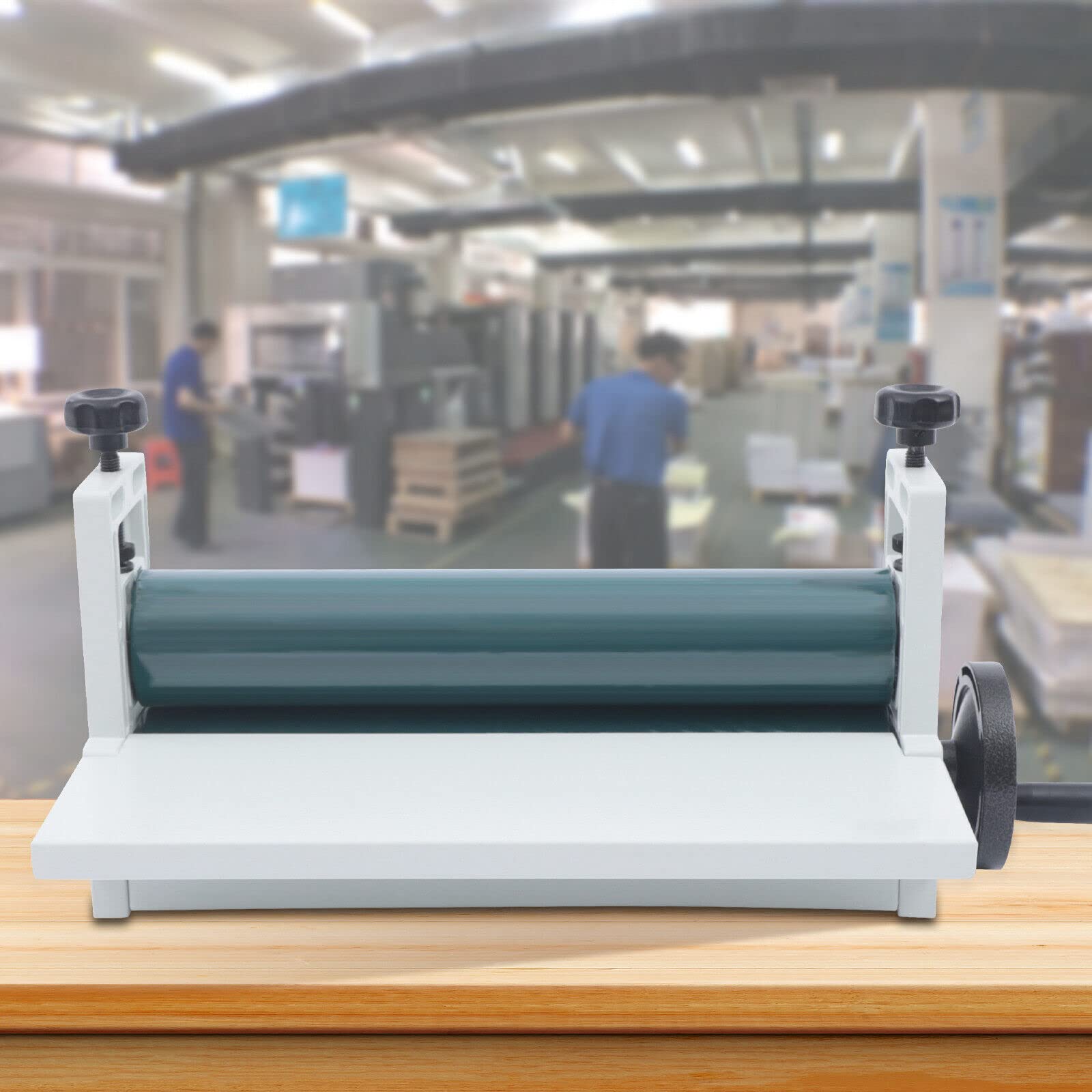 Plastificatrice a freddo,Laminatore a freddo,Manuale Plastificatore, laminatore a rullo, 14", laminatrice a freddo, 350 mm, per Ufficio Casa Negozio Ristorante Alla Superficie Liscia