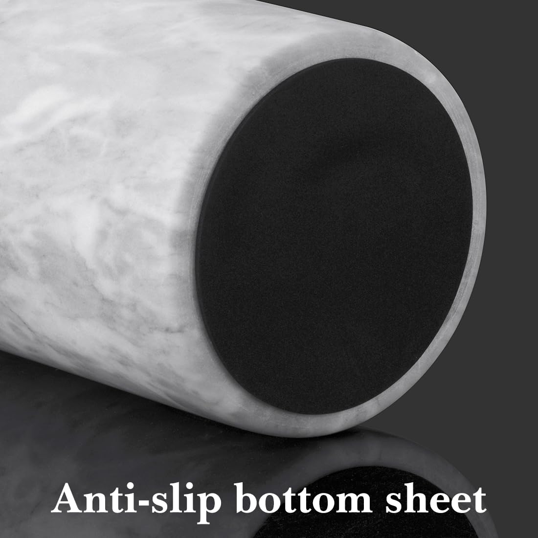 Enfriador de vino de mármol natural Linkidea, elegante cubo aislante para botellas de vino, regalo para entusiastas del vino, ideal para reuniones y eventos (blanco)