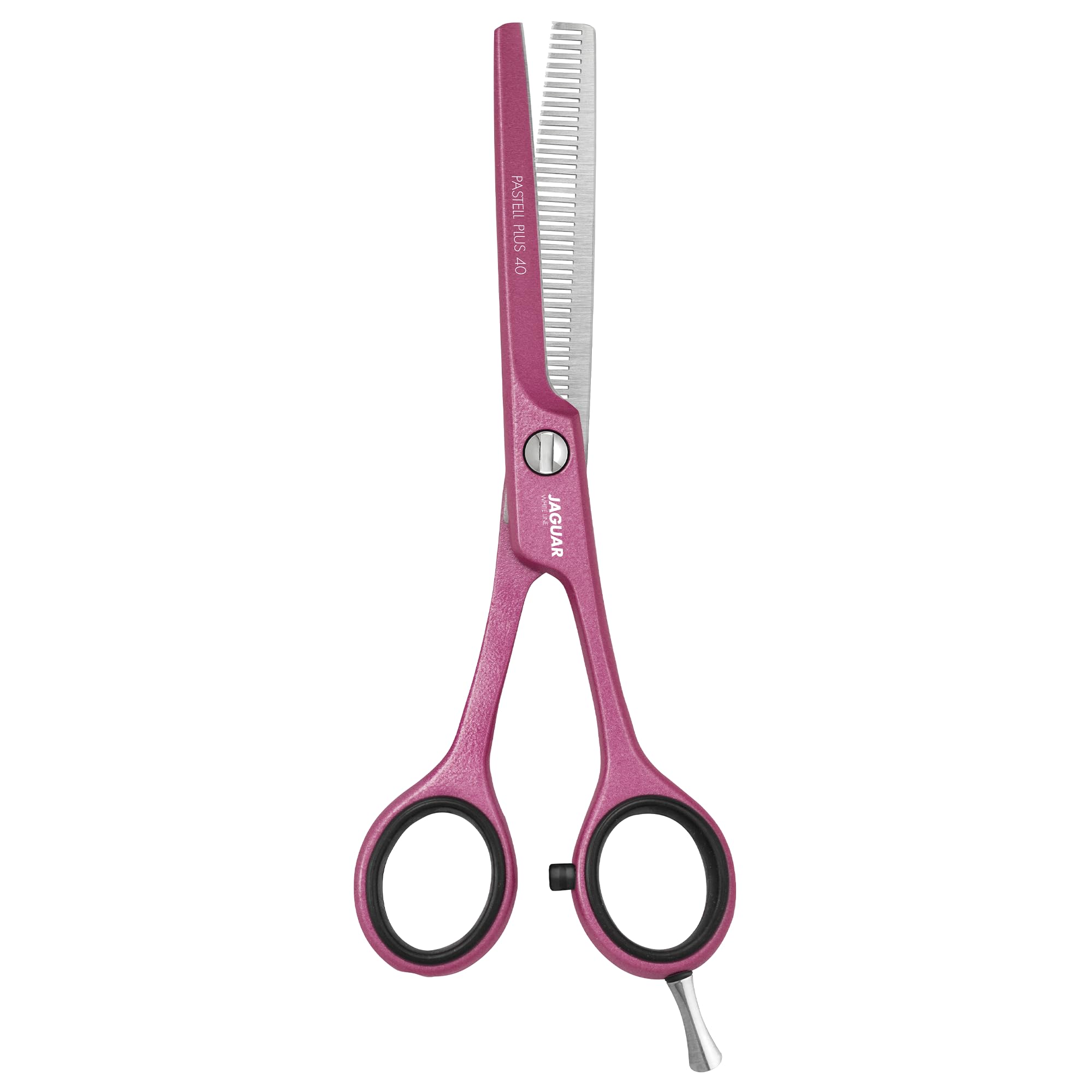 JAGUAR Forbici da modellatura PASTELL PLUS Berry Classic 40 5,5" | Forbici da texturizzazione con 40 denti sfolti a taglio prismatico | Rivestimento metallico antiallergico | Prodotto in Germania