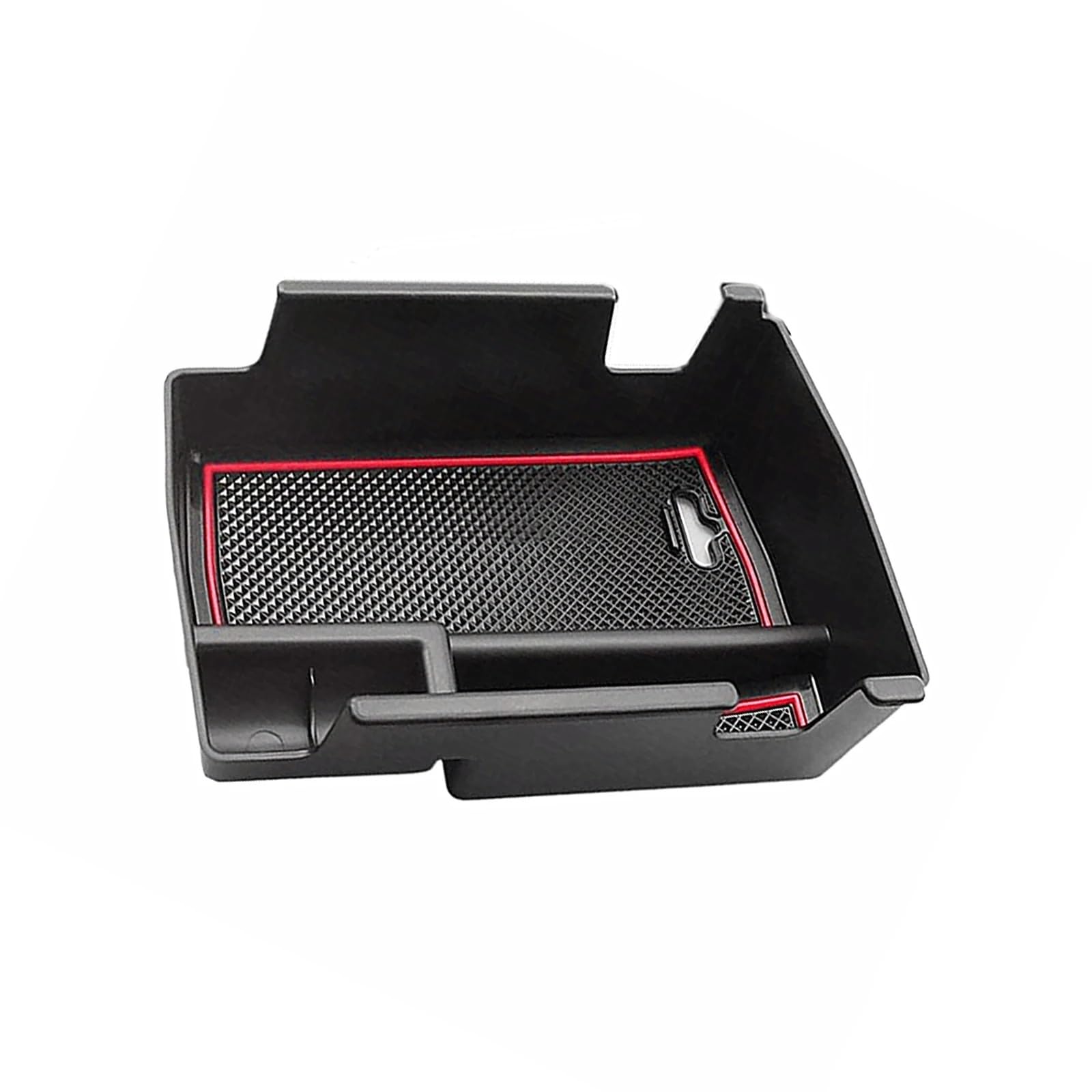car Interior Compatible With For Compass 2022 2023 Car Interior Armrest Organiser Tray Center Console Organizer Console Organizer Tray(Red Line)