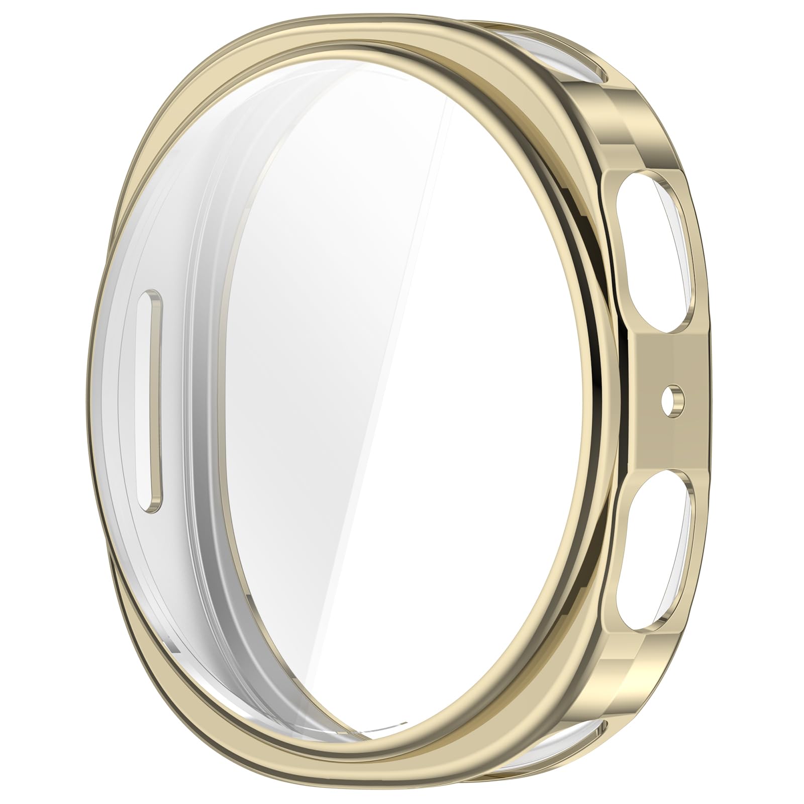 Schutzhülle für Samsung Galaxy Watch 8, 40 mm, 44 mm, weich, flexibel, TPU, ultradünn, kratzfest, vollständige Schutzhülle für Samsung Galaxy Watch 8 Smartwatch (Gold, 44 mm)