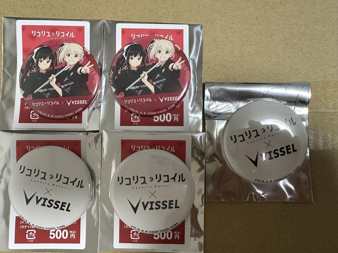 ヴィッセル神戸コラボ リコリス・リコイル 缶バッジ全種セット ヴィッセル神戸 ニュース/レポート : 【リコリス・リコイル