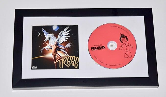 Trippie Redd Signed Autographed Pegasus Framed CD Booklet ...