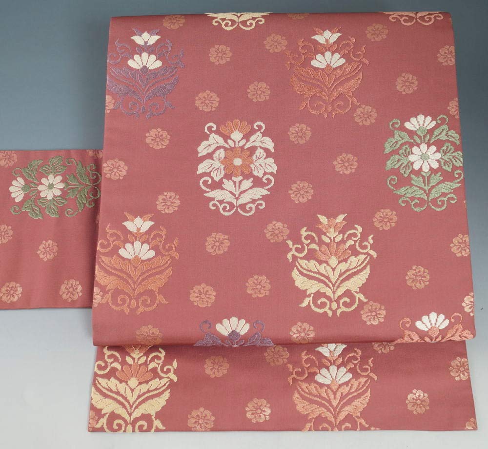 waku様リクエスト シンプルでステキ 絞り紬 正絹着物と名古屋帯