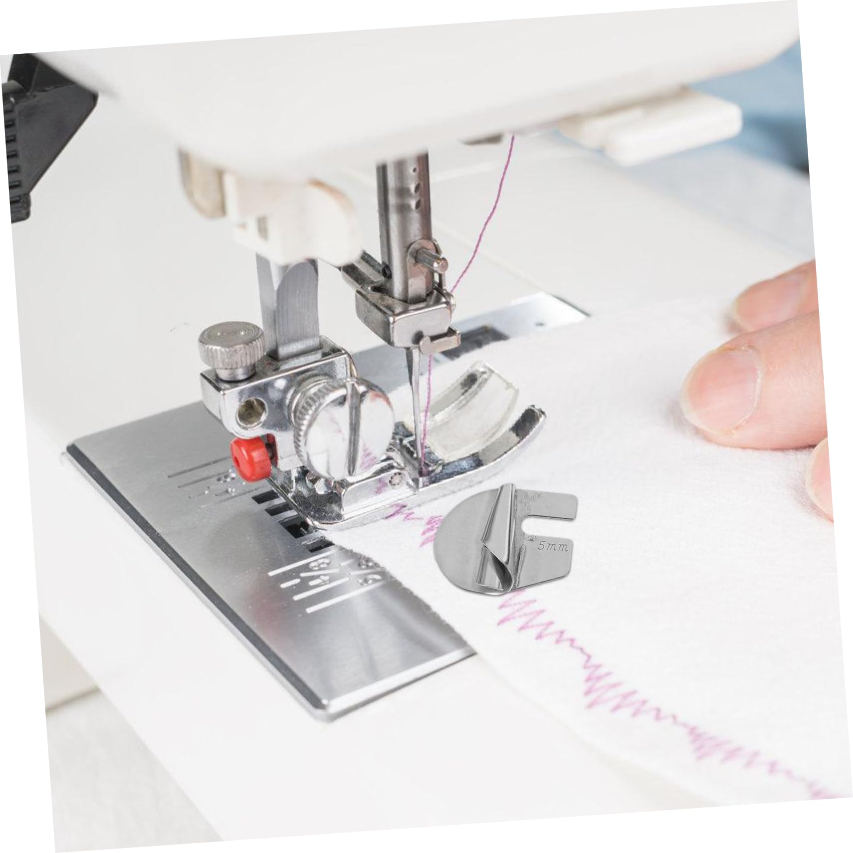 Uonlytech 5 Ensembles Accessoire De Machine À Ourlet Outil De Couture Pratique pour Machines 8 Pièces * 5